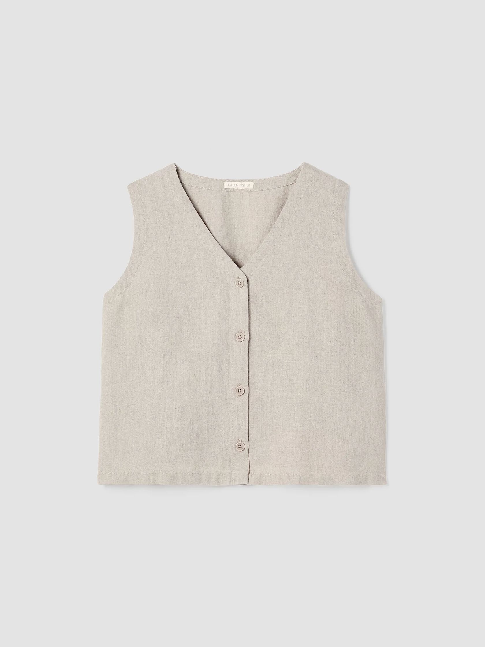 Organic Linen Vest