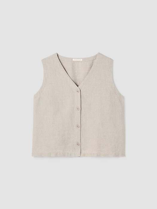 Organic Linen Vest