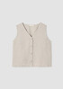 Organic Linen Vest