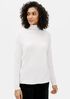 Ultrafine Merino Scrunch Neck Top in Responsible Wool