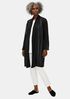 Sheer Silk Georgette High Collar Jacket