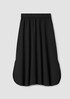 Washed Organic Cotton Poplin A-Line Skirt