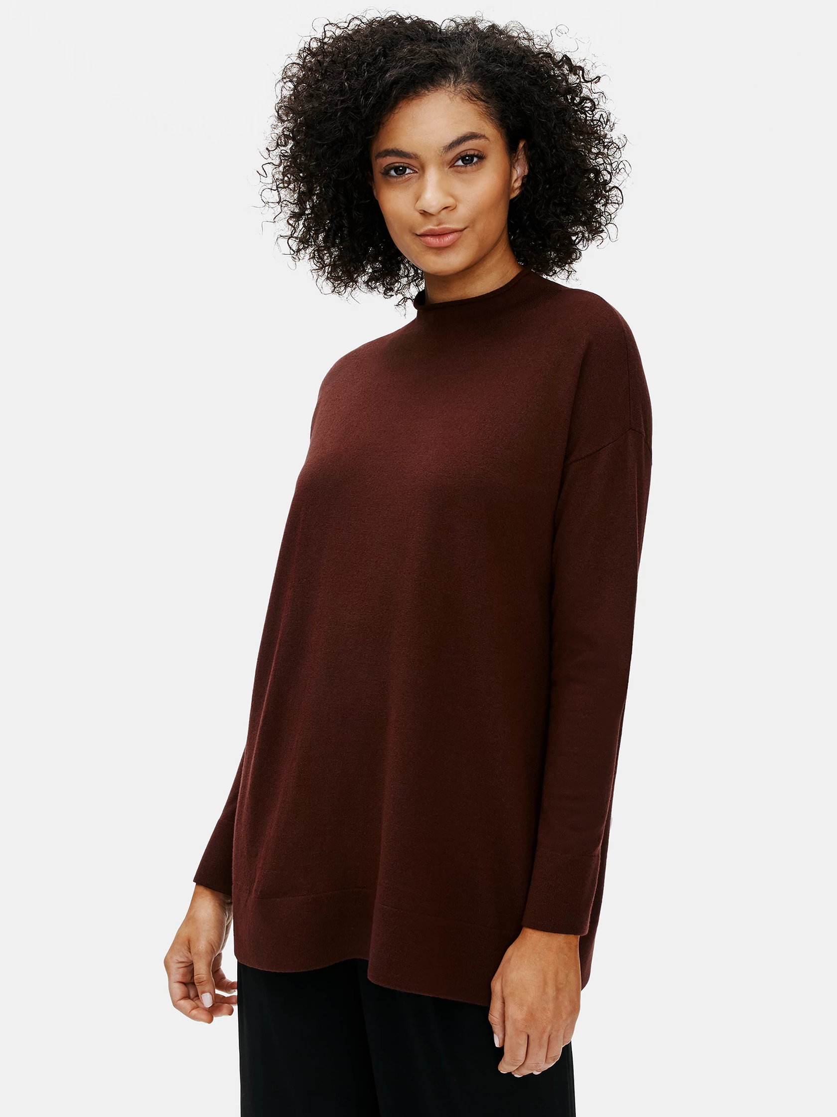 Luxe Merino Stretch Tunic in Responsible Wool