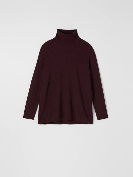 Merino Turtleneck Top in Responsible Wool