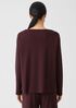Cozy Organic Cotton Interlock Jewel Neck Top