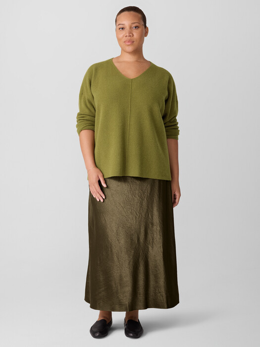 Italian Cashmere V-Neck Top