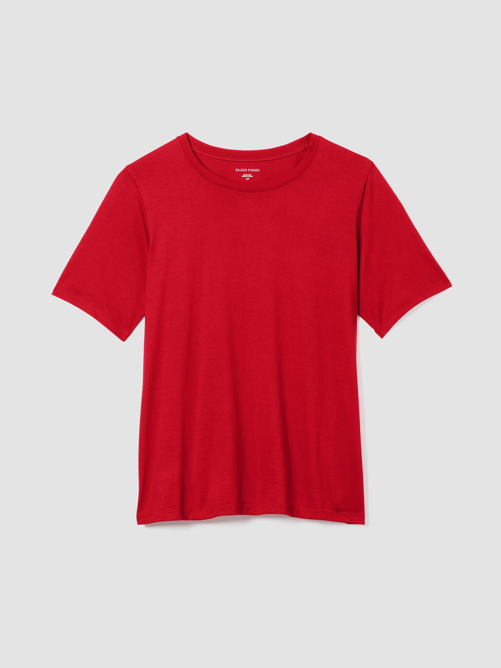 Organic Pima Cotton Jersey Round Neck Tee