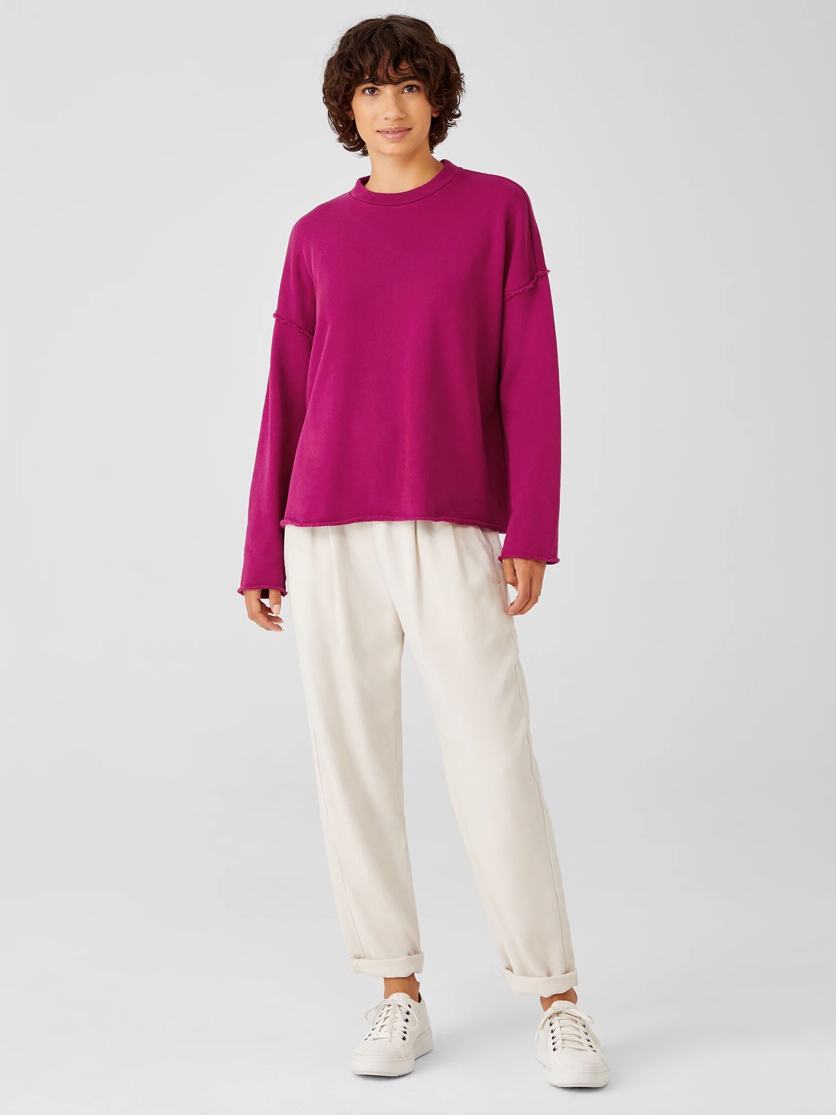 Organic Cotton French Terry Box-Top
