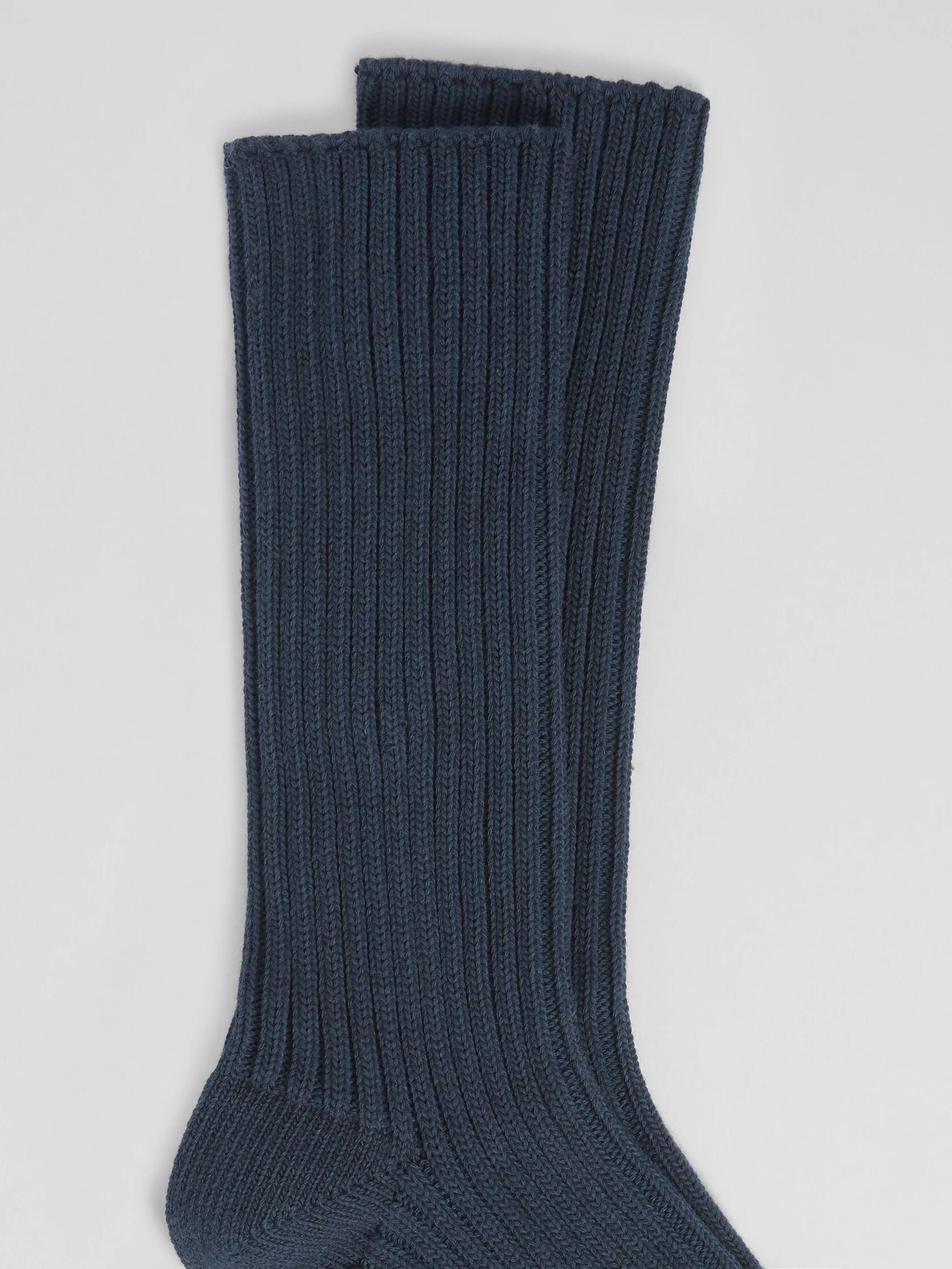 Organic Cotton Ribbed Trouser Sock