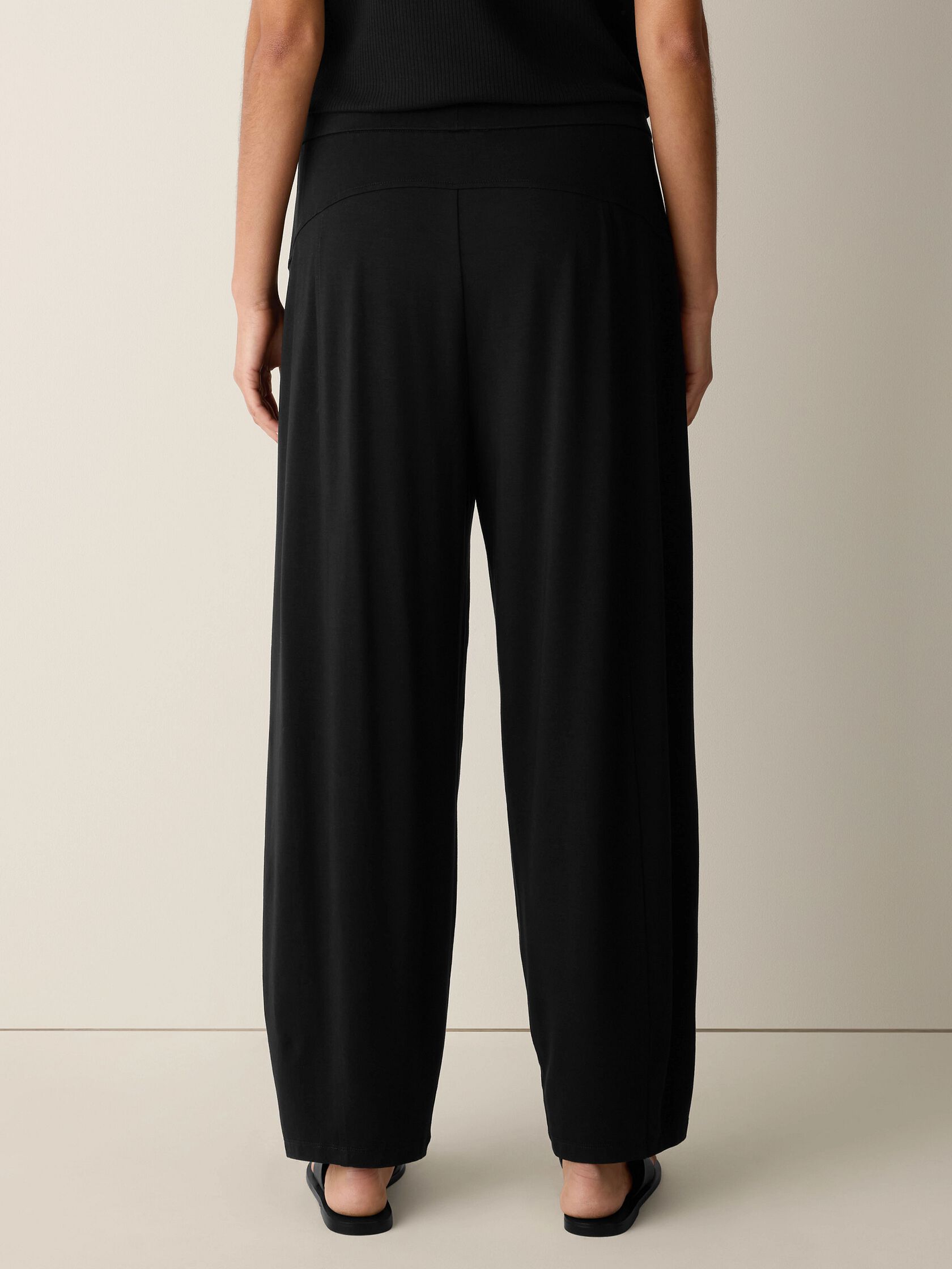 Stretch Jersey Knit Lantern Pant