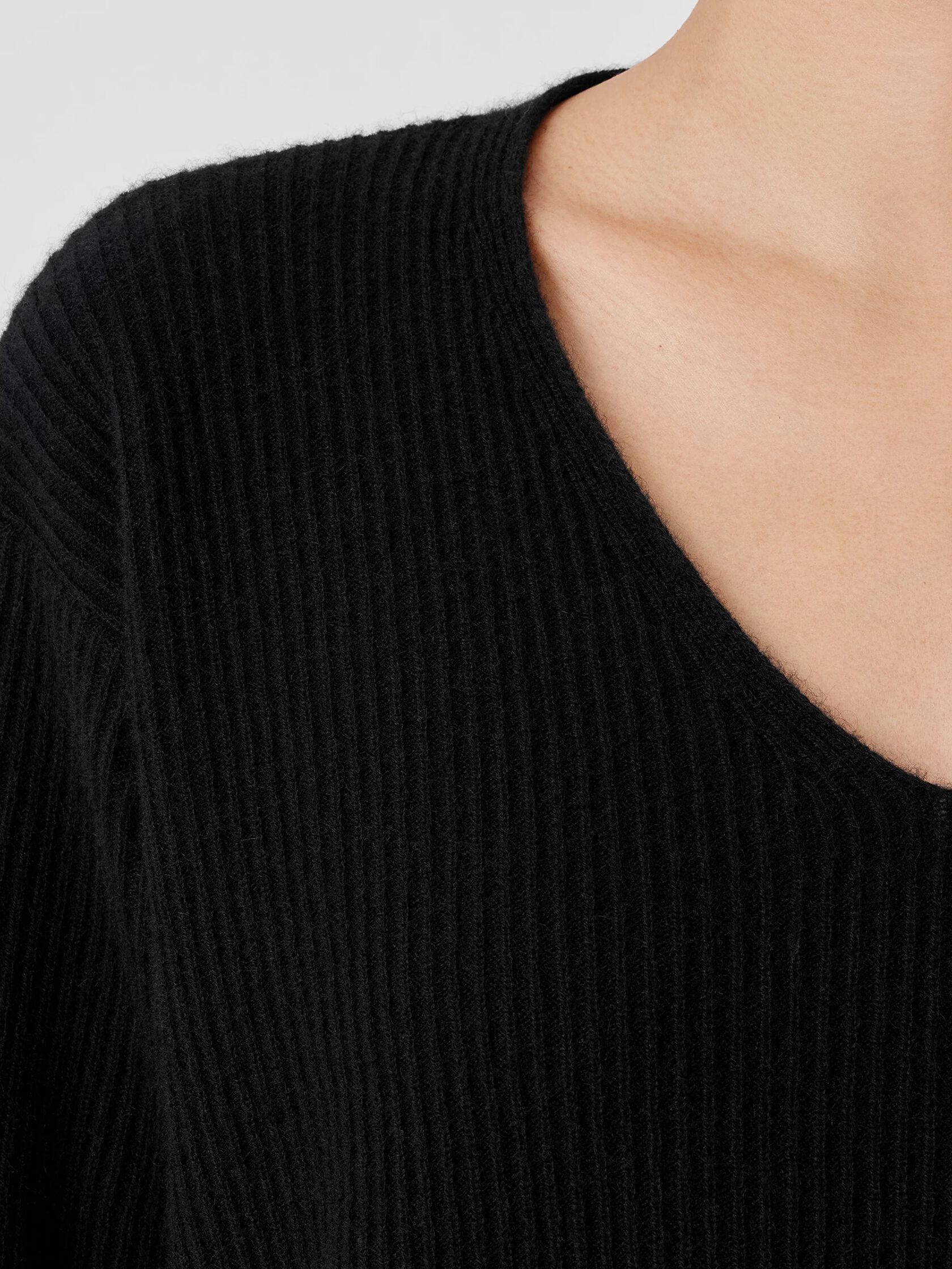 Italian Cashmere V-Neck Top