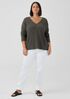 Italian Cashmere V-Neck Top