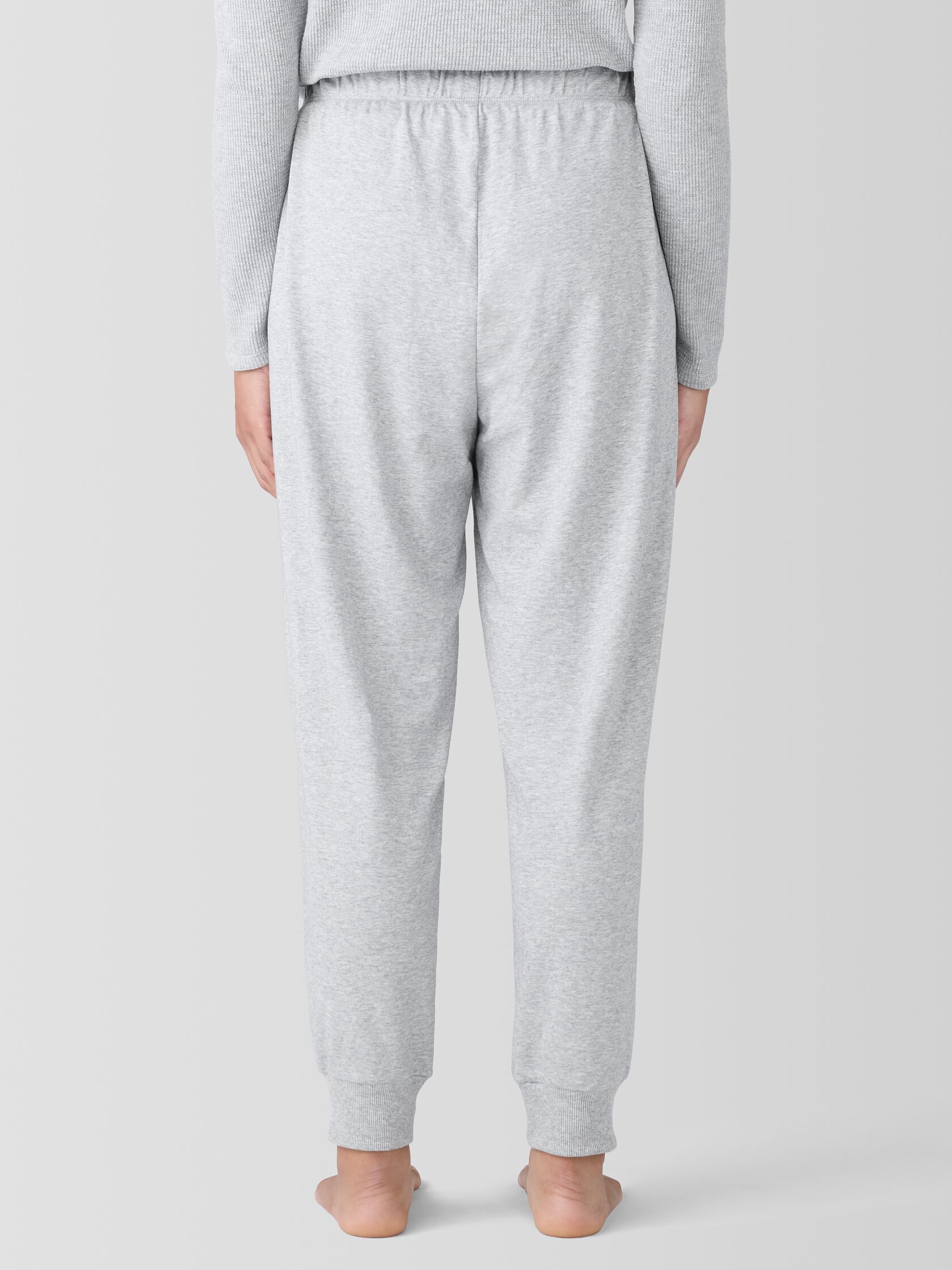 Mélange Organic Cotton Interlock Jogger Sleep Pant
