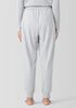 Mélange Organic Cotton Interlock Jogger Sleep Pant