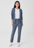 Pima Cotton Stretch Jersey High-Waisted Pant