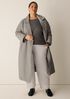 Light Cotton Nylon Padded Trench Coat