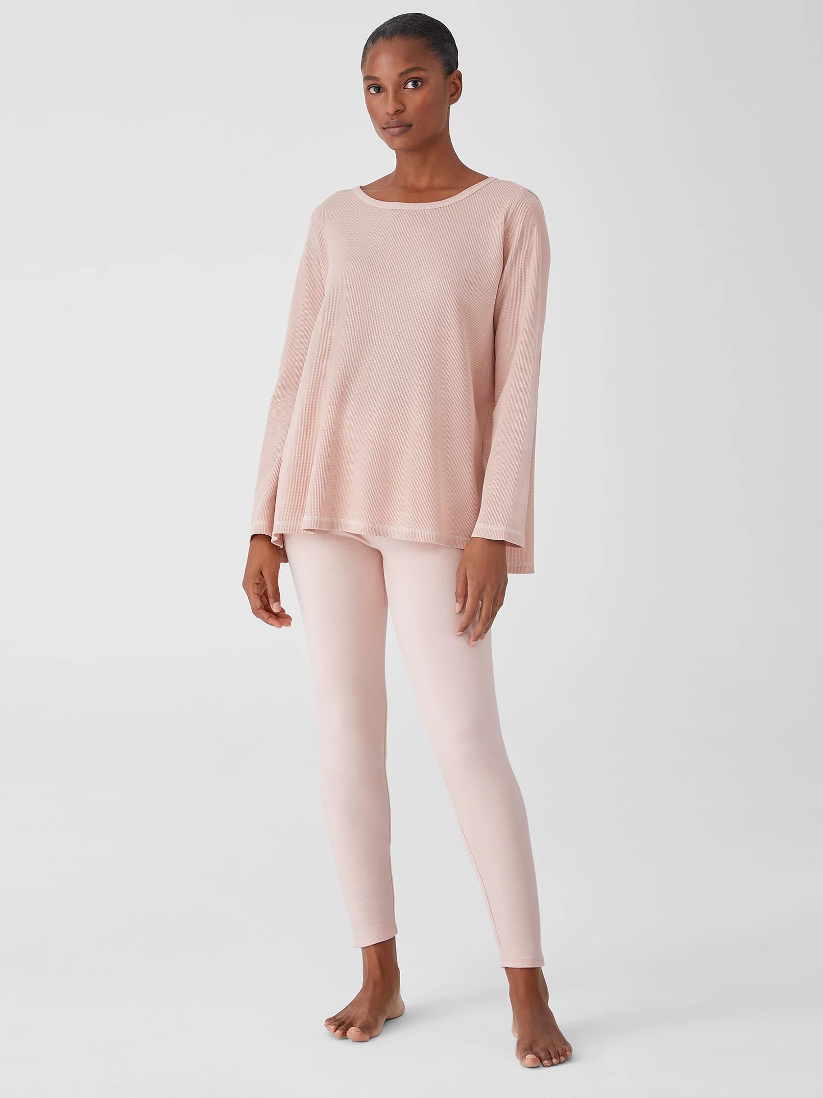 Cozy Brushed Terry High-Waisted Leggings