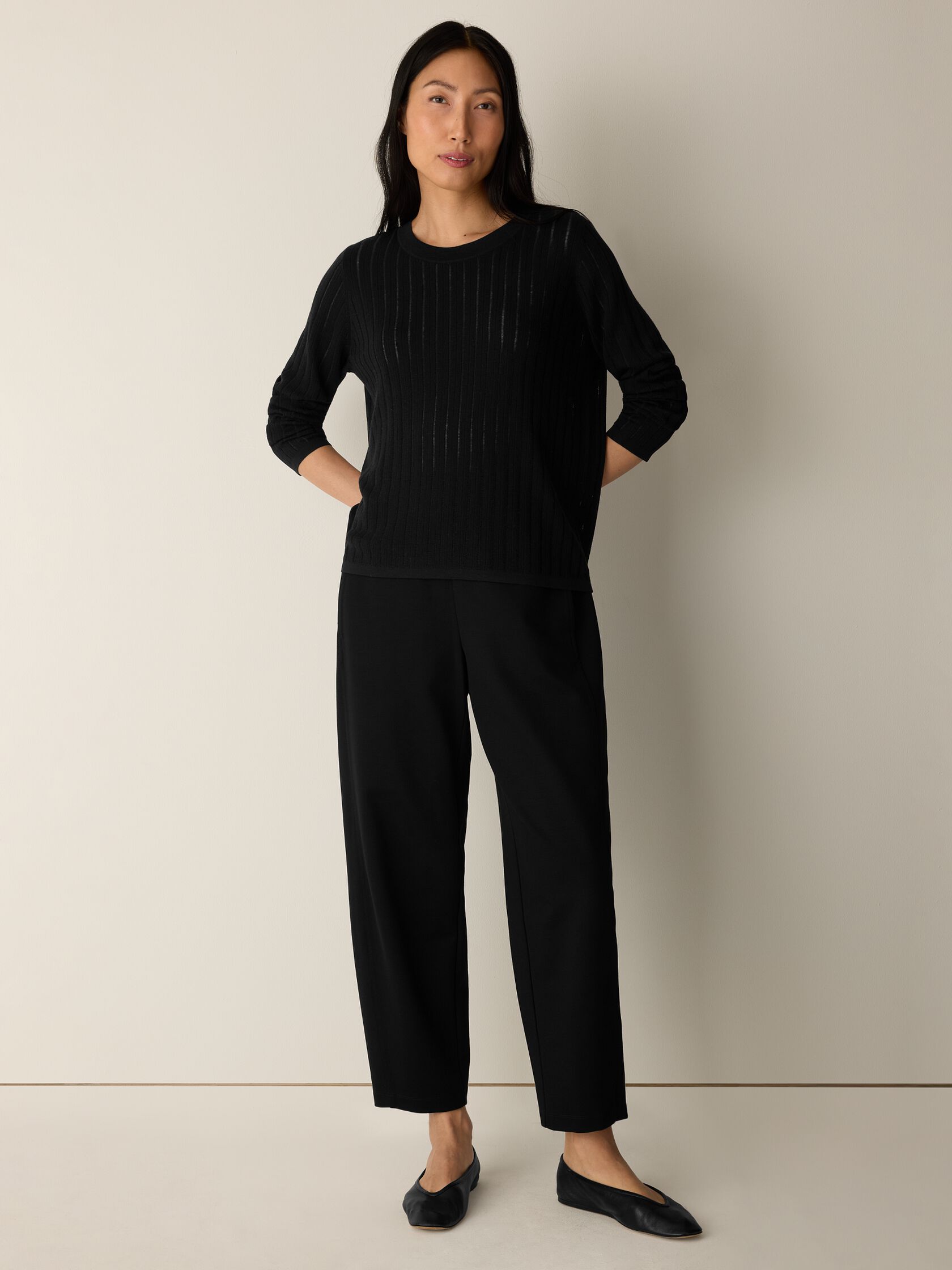 Washable Flex Ponte Lantern Pant