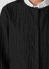 Silk Habutai Quilted Round Neck Jacket