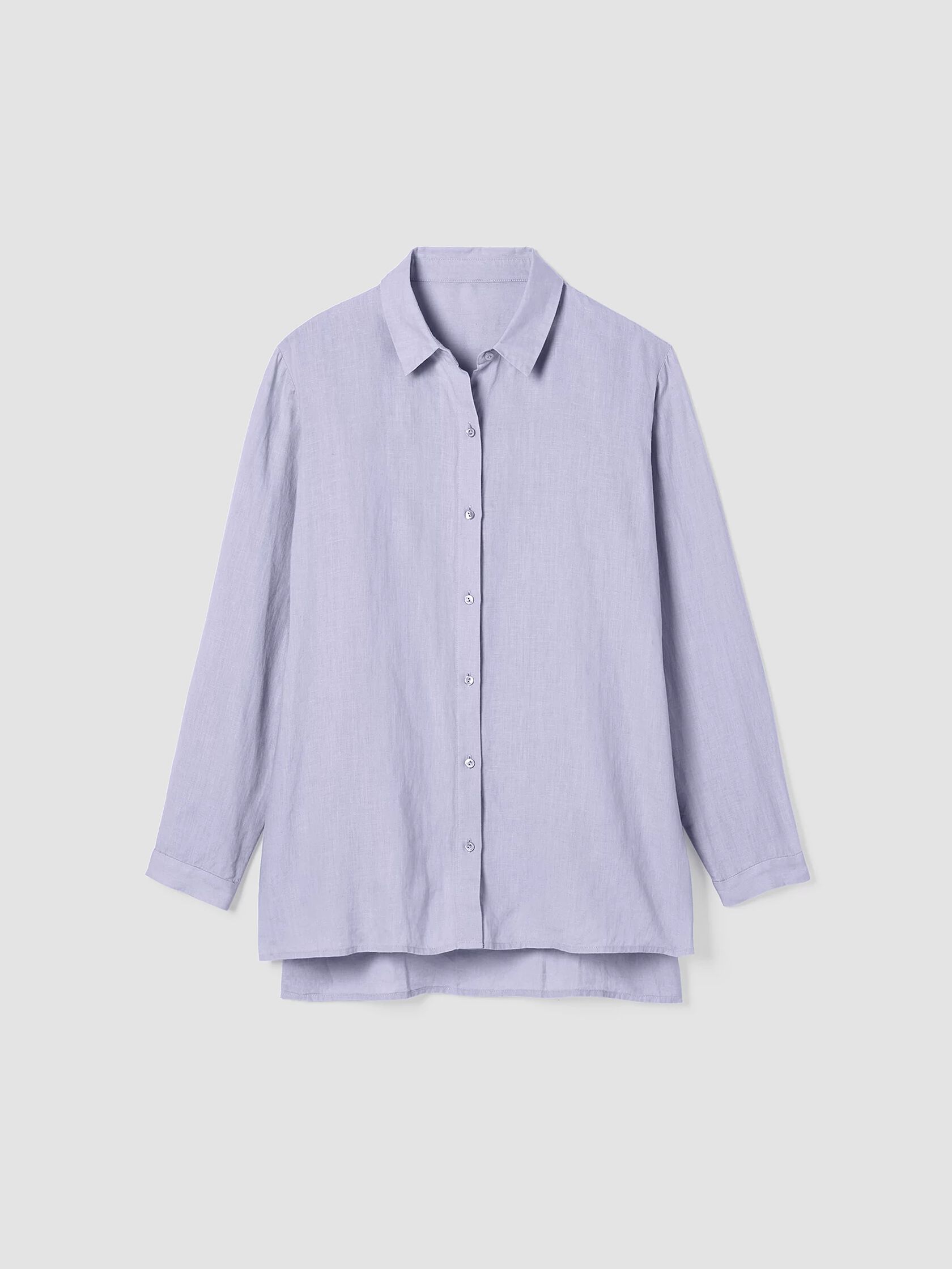 Handkerchief Linen Classic Collar Shirt