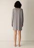 Organic Cotton Rib V-Neck Sleep Dress