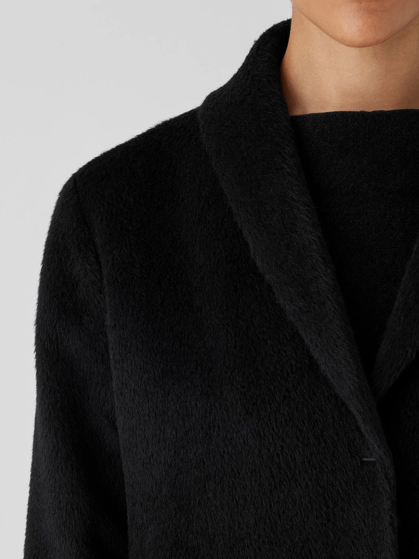 Alpaca Luxe Shawl Collar Coat