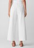Garment-Dyed Utility Cotton Wide-Leg Pant