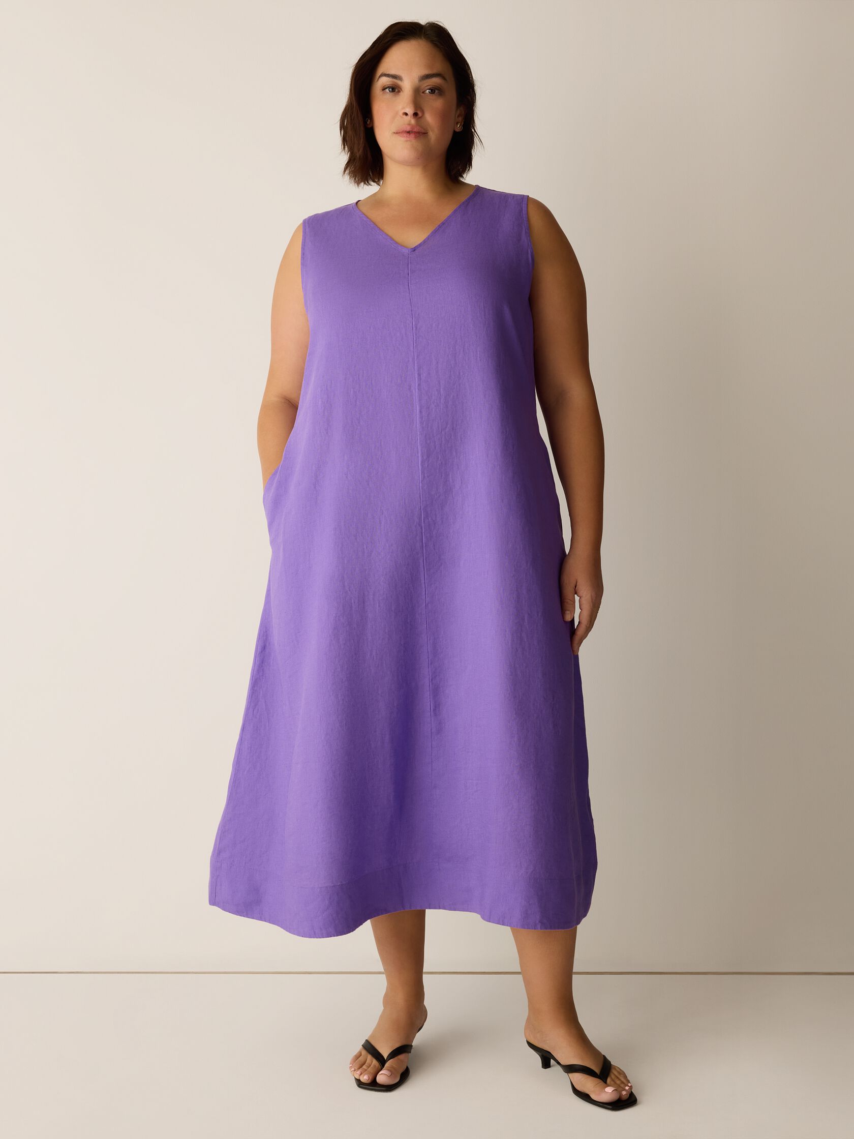 Organic Linen Easy Dress