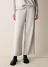 Garment-Dyed Organic Cotton Terry Wide-Leg Pant