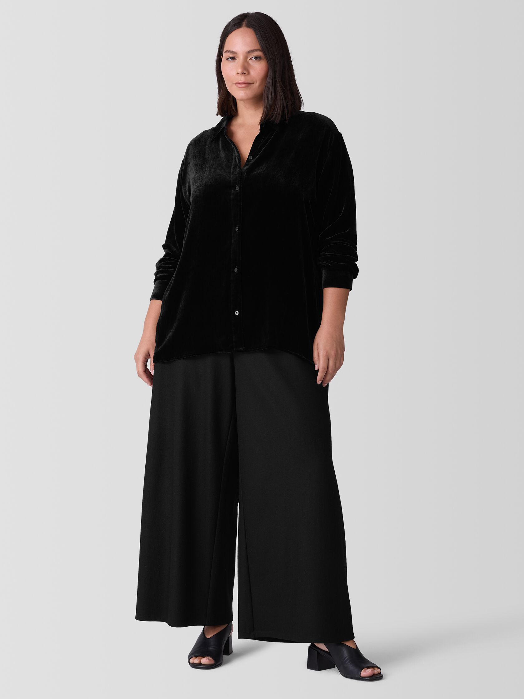 Velvet Classic Collar Shirt