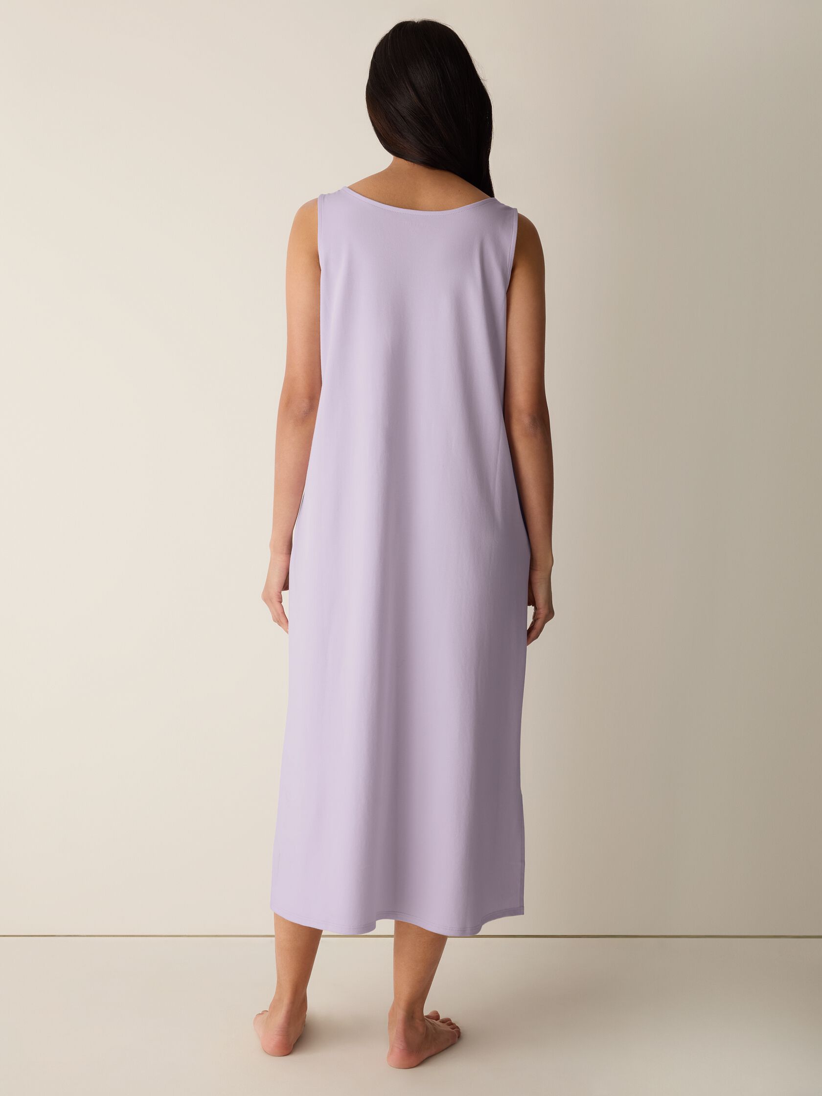Organic Cotton Interlock Tank Sleep Dress