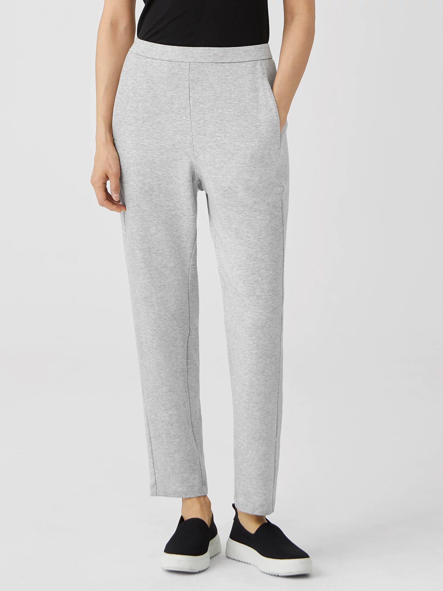 Cozy Brushed Terry Slouchy Pant