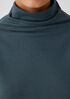 Cozy Brushed Terry Hug Funnel Neck Box-Top