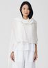 Striped Linen Shimmer Scarf