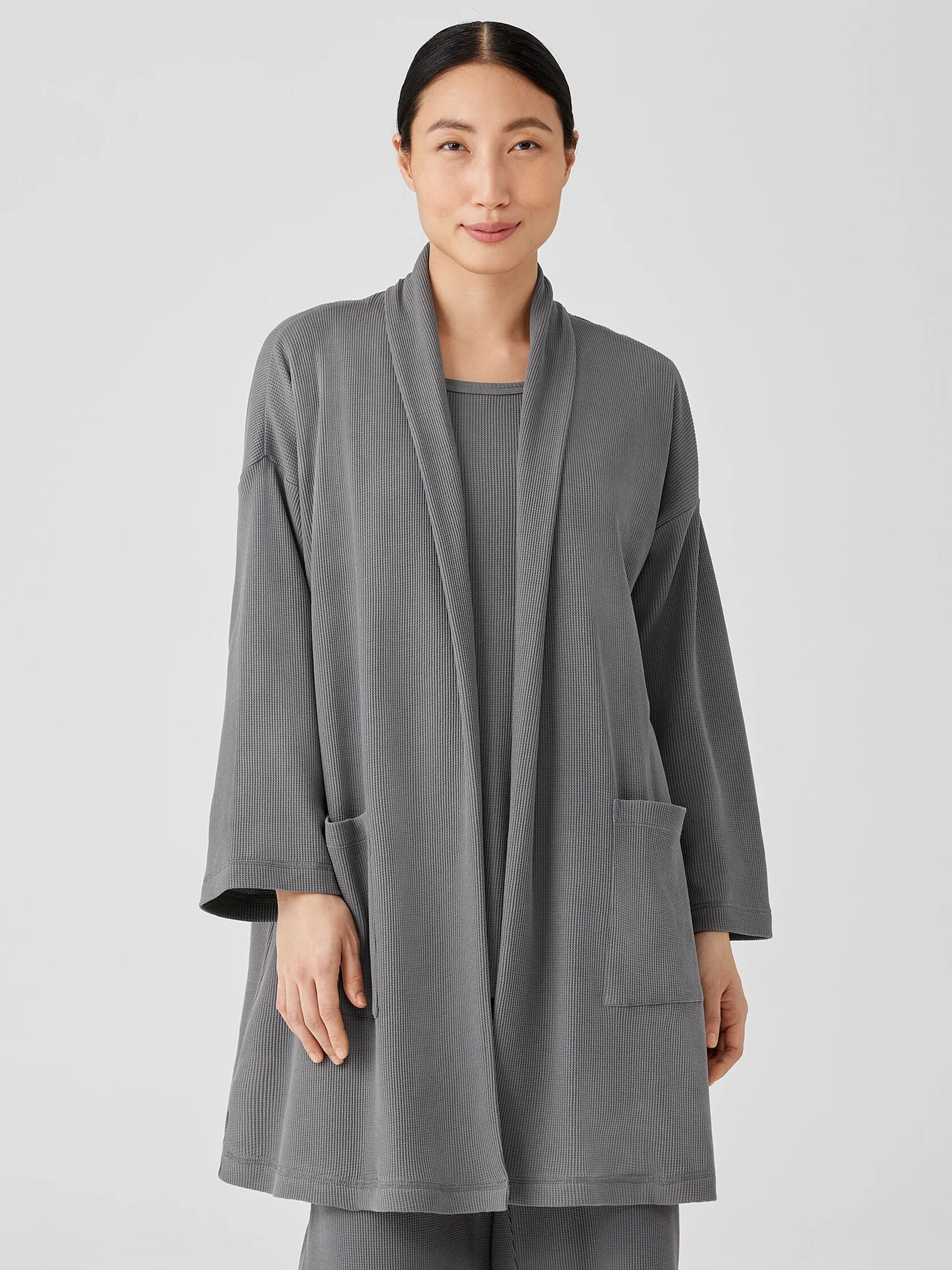 Cozy Organic Cotton Thermal Sleep Cardigan
