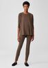 Cozy Brushed Terry Raglan-Sleeve Top