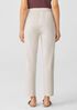 Organic Cotton Ponte Slim Pant