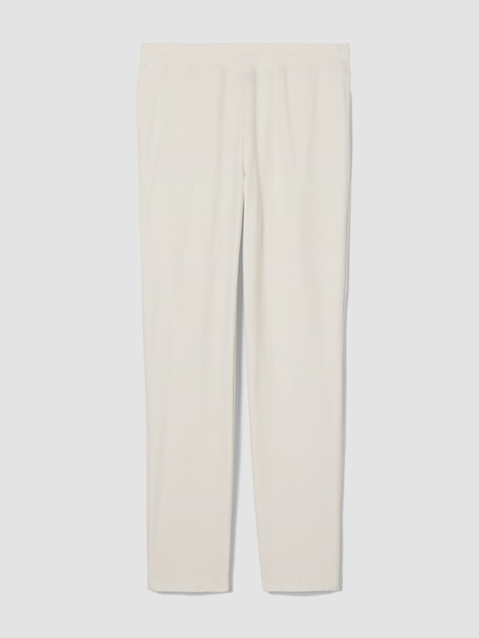 Washable Stretch Crepe Slim Pant