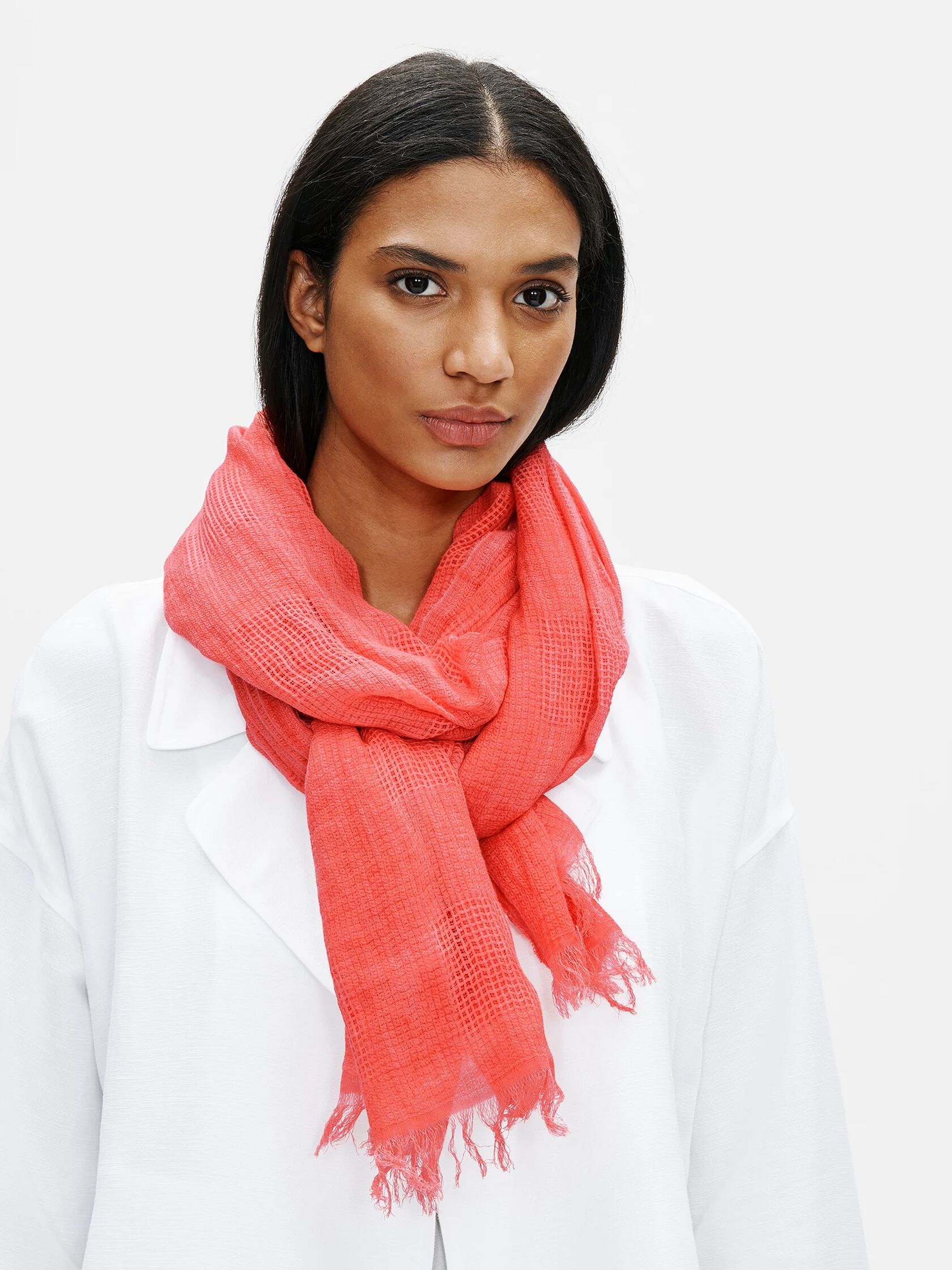 Organic Cotton Mesh Scarf