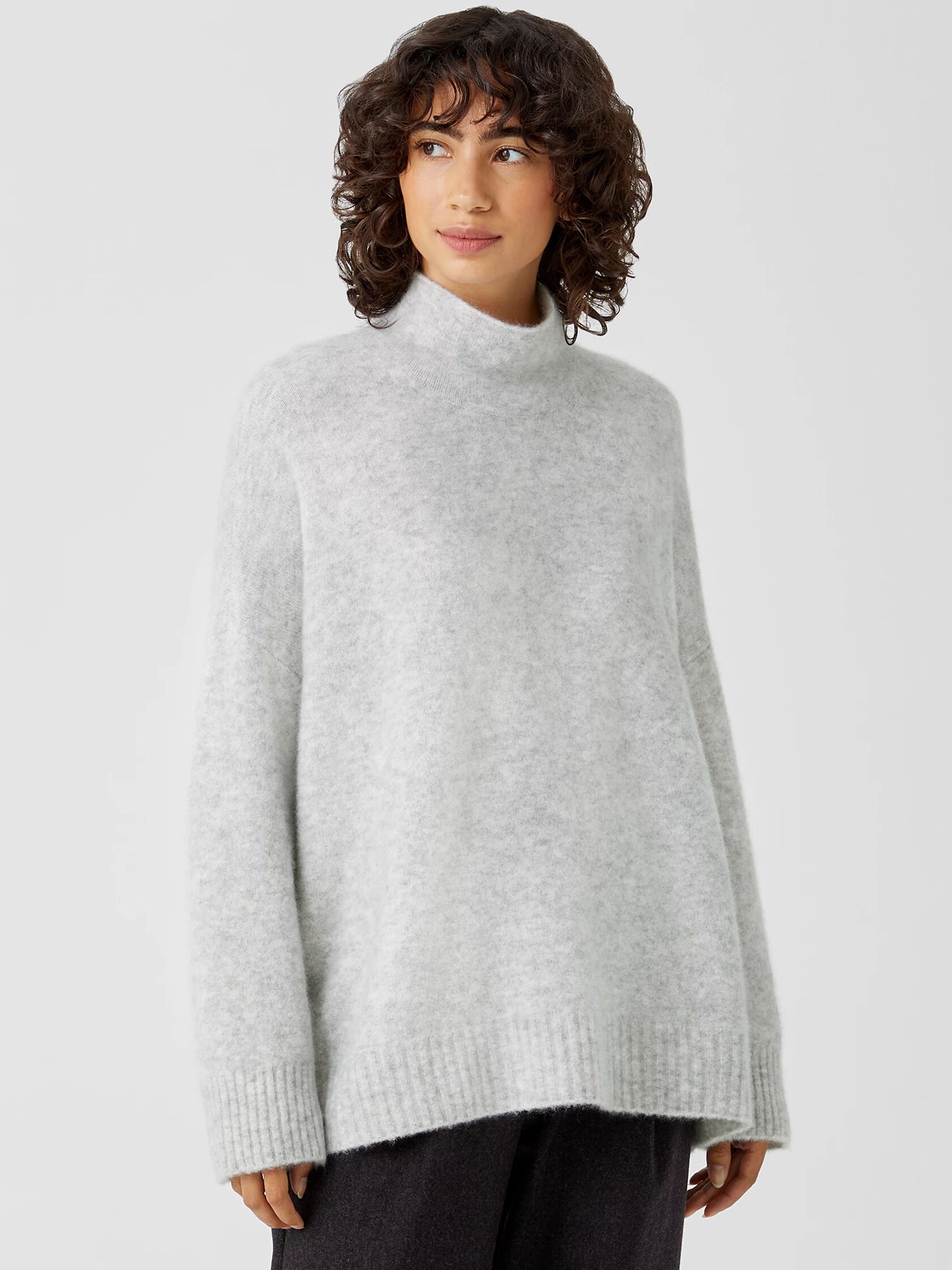 Cashmere Silk Bliss Turtleneck Box-Top