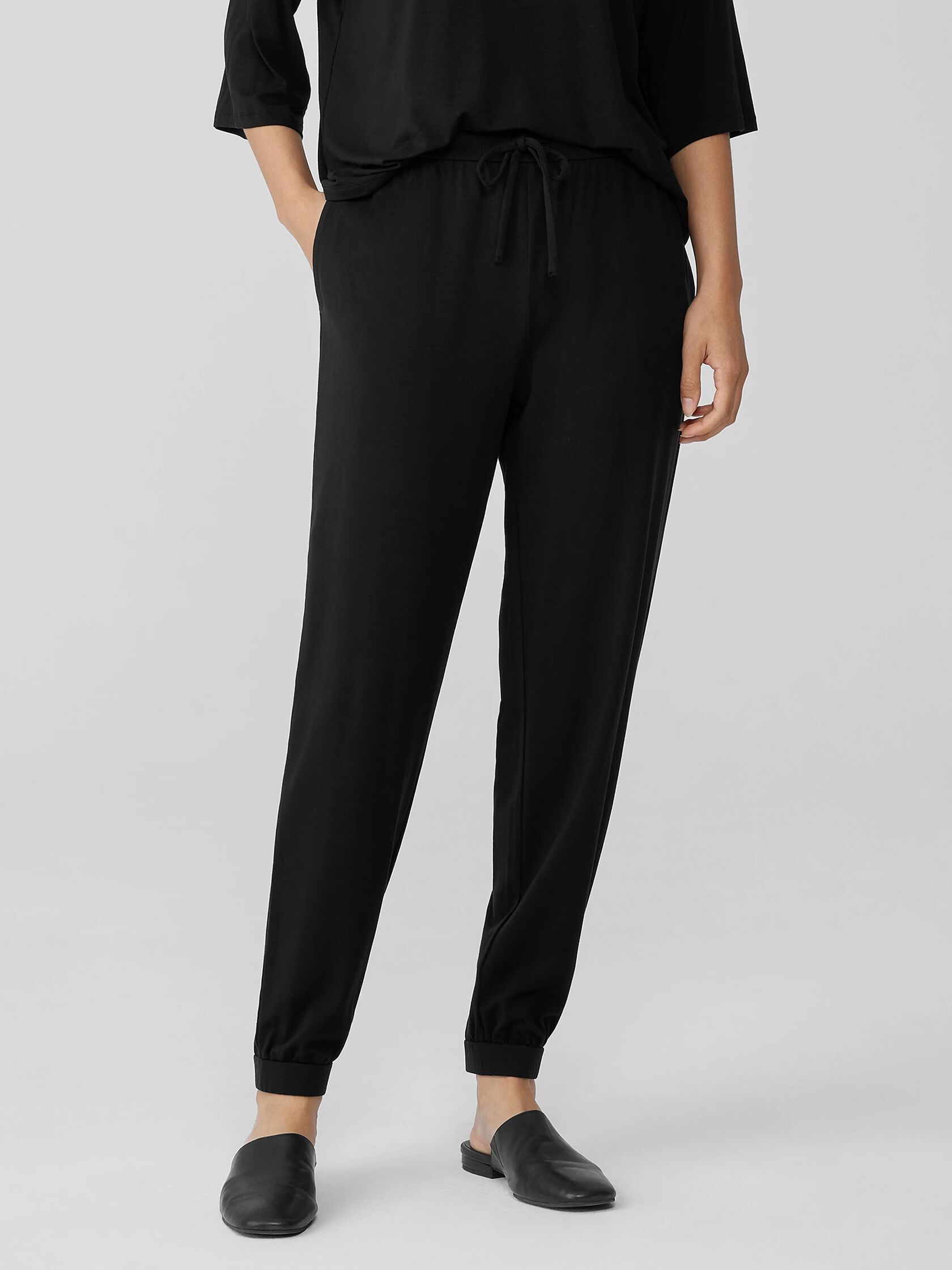 Stretch Jersey Knit Jogger Pant
