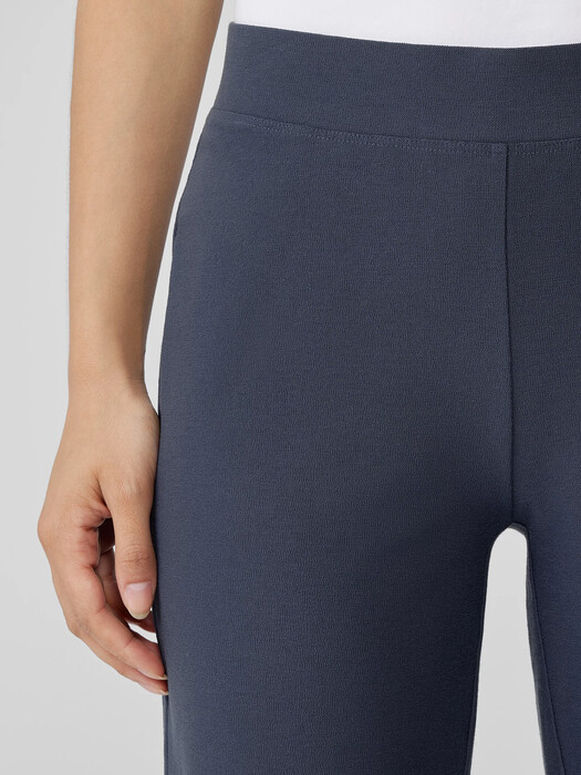 Washable Stretch Crepe Straight Pant