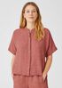 Washed Organic Linen Delave Shirt