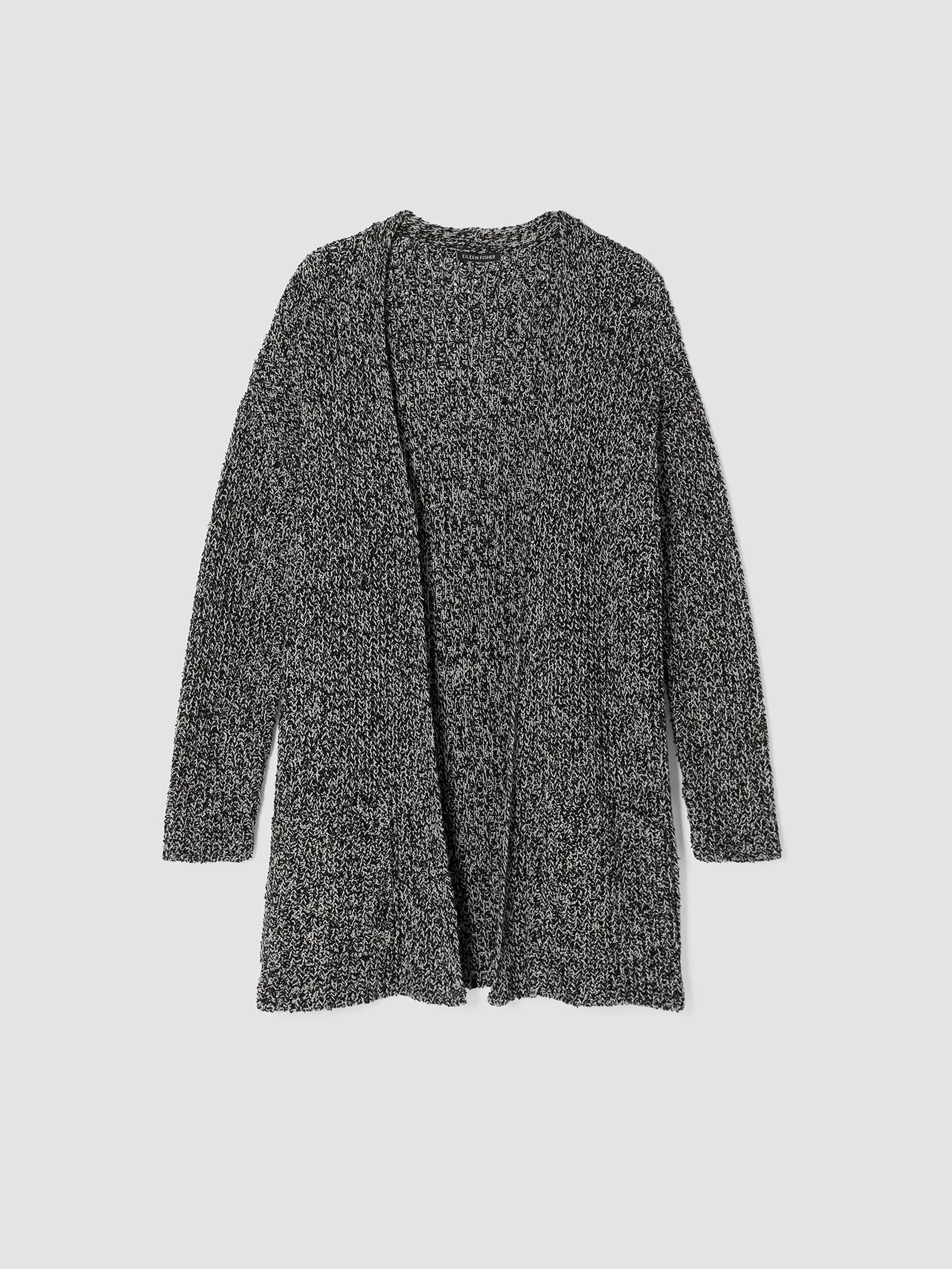 Peruvian Organic Cotton Boucle Cardigan | EILEEN FISHER