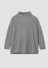 Peruvian Organic Cotton Blend Funnel Neck Top
