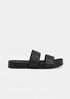 Deed Smooth Leather Slide Sandal