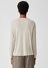 Ribbed Organic Pima Cotton Blend Top