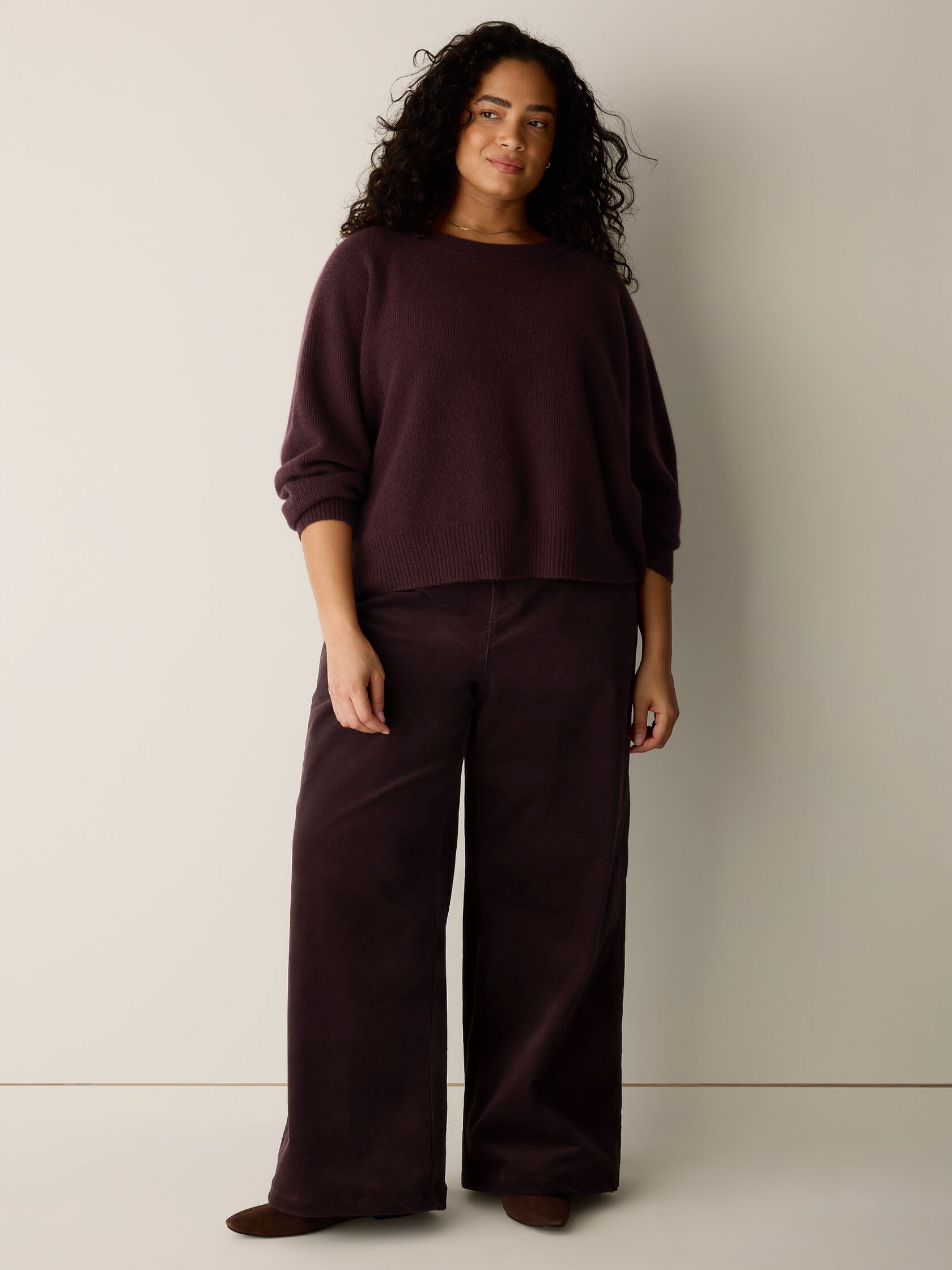 Italian Cashmere Crew Neck Top