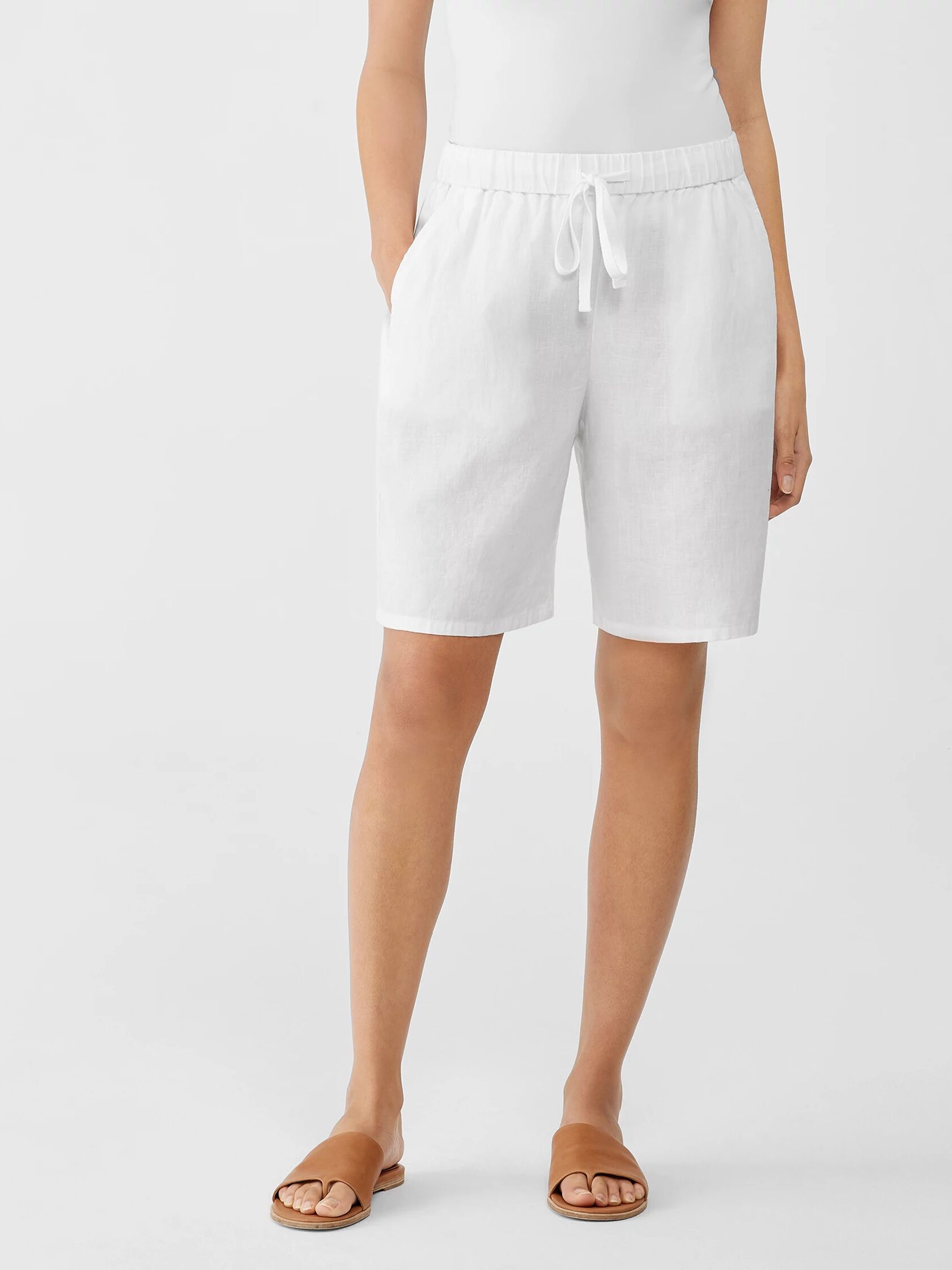 Organic Linen Shorts