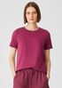 Organic Pima Cotton Jersey Round Neck Tee